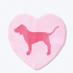 PINK By Victoria's Secret Heart Dog Bath Mat